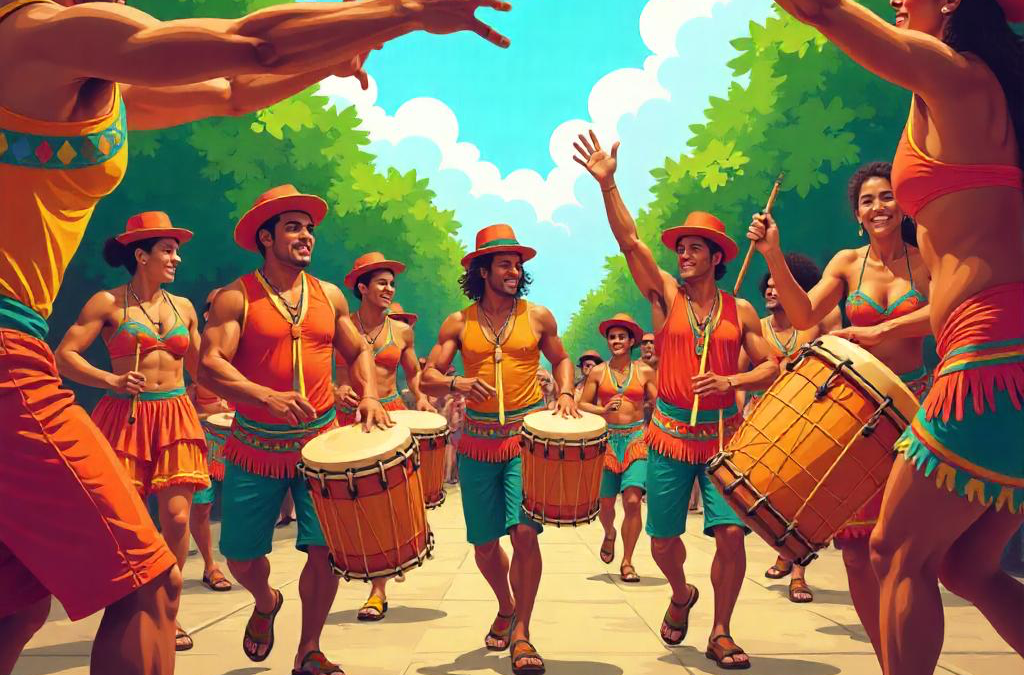 Histoire et origines de la batucada : des racines africaines au carnaval de Rio